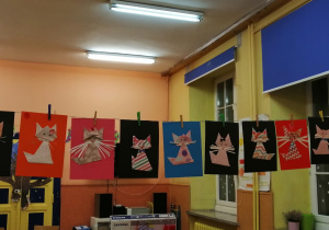 prace plastyczne uczniów klas I - III