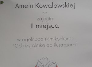Sukces naszej uczennicy Amelii Kowalewskiej