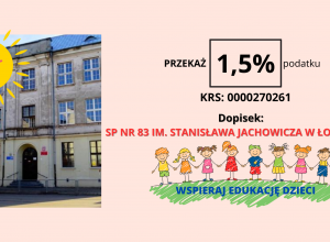 Przekaż 1,5% dla naszej szkoły