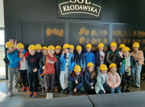 Uczniowie klasy 3a na wycieczce w Kopalni Soli w Kłodawie