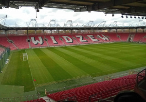 klasa 1 a na stadionie Widzewa