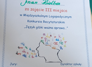 Sukces naszych uczennic w konkursie recytatorskim