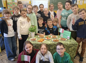 Włoska kuchnia w klasie 3a w ramach projektu Europa i ja