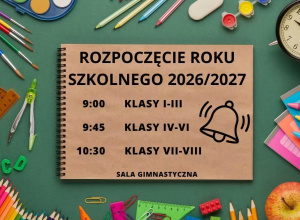 Rozpoczęcie roku szkolnego 2026/2027